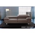 Italian Leather-made Couch with adjustable headrests