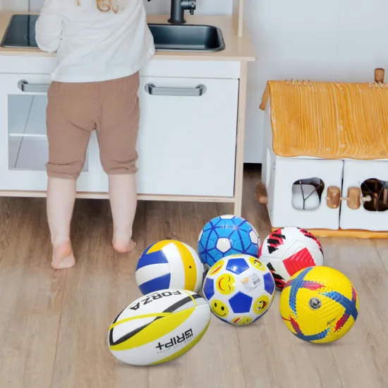 High-Quality Machine Sewn PU Inflatable Football for Adult Training - Wear-resistant