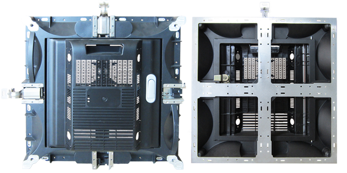 480*480mm P3, P3.75, P4, P4.8, P5, P6 LED Display Module Die Casting Cabinet Series-LED Display Cabinet