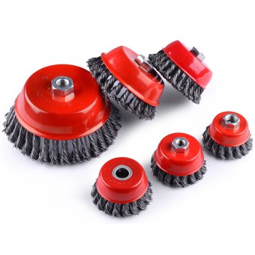 M14 Twist Knot Steel Wire Brushes for Metal Polishing and Derusting