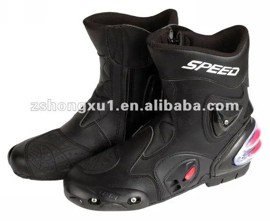 Motorcycle Racing Shoes B1001 (Black,white,red)