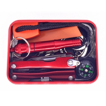 high quality portable sos outdoor tin box survival