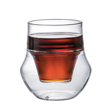 borosilicate สูงแก้วแก้วแก้วกาแฟที่ไม่มีที่จับ