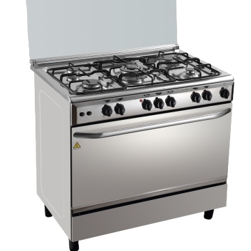Professional 5 Burner Gas Range Oven with Spray Coating