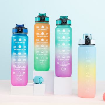 Kids Large Capacity BPA-Free Portable Water Bottle with Time Stamp
