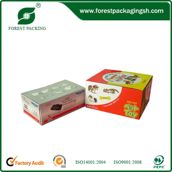 PUPPY FOOD PACKAGING BOX CORRUGATED MATERIAL