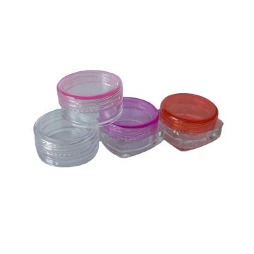 Mini Plastic Cosmetic Jars - Travel Size Face Cream Containers 3g 5g