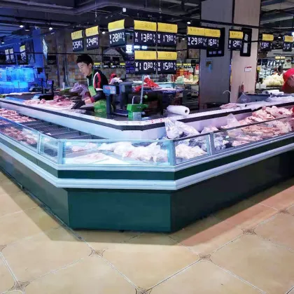 Fresh Meat Display Freezer Counter Cabinet