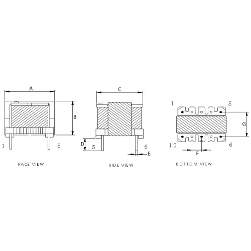 Ee13 12V 24V High Frequency Flyback Transformer