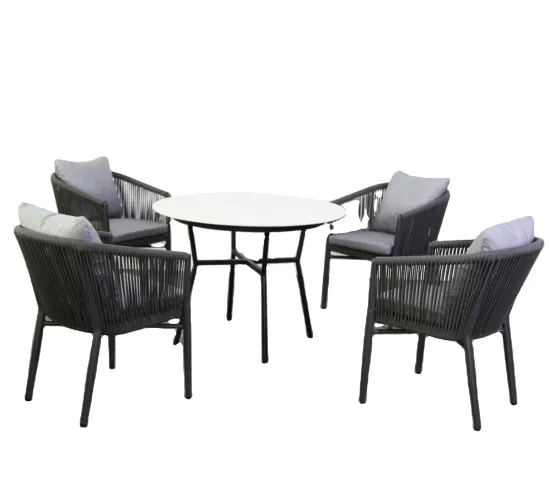 Outdoor Rope Furniture: Dining Tables and Chairs