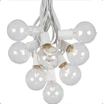 Retro G50 LED Bulb String Light with 10 LEDs for Outdoor Decoration