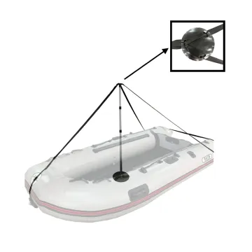 Qiyun Telescopic Boat Hook with Aluminum Pole for Hanging Christmas Lights