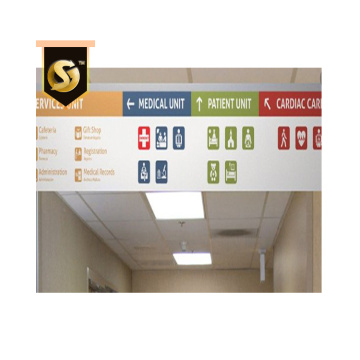 Custom Hospital School Direction Indication Way Finding Sign