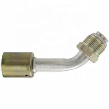 Male O-Ring 45 Degree Steel Aluminium Beadlock AC Fittings for Air Condition Hose Crimping Pipes