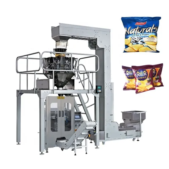 Automatic Multihead Weigher Puffed Snack Food Packaging Machine