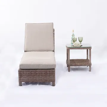 Single Lounge Furniture for Hotel Pool Sun Loungers