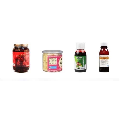 Máquina de rotulagem de garrafa redonda semi-automática