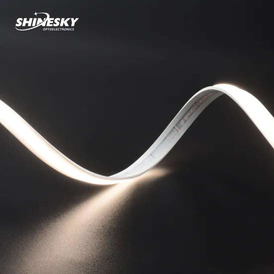 High Quality Flexible COB LED Strip Plus 10mm, IP65, DC24V, CRI90