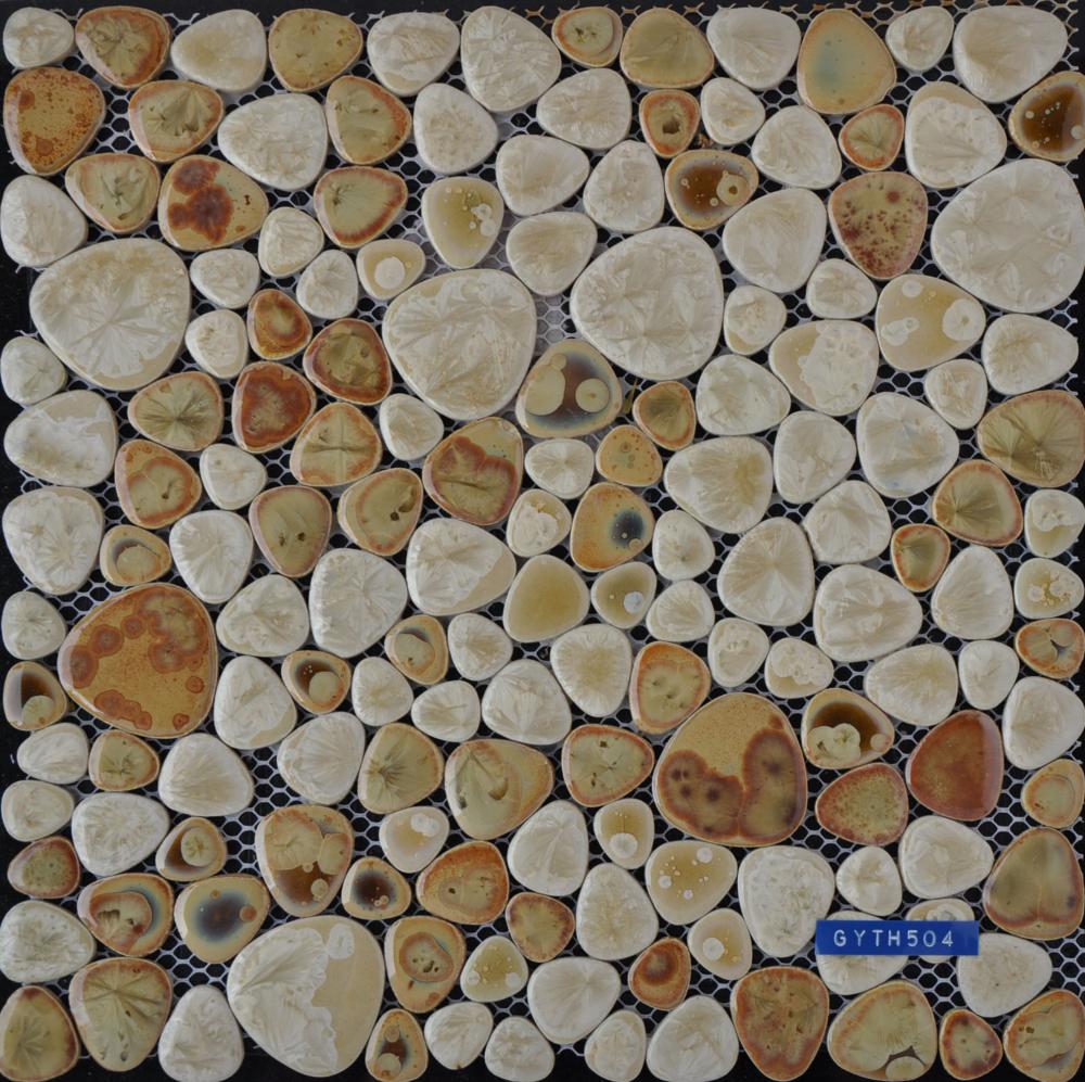 Chinese Style Glazed Ceramic Mosaic