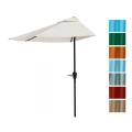 Outerlead 9 Foot Half Round Outdoor Patio Umbrella