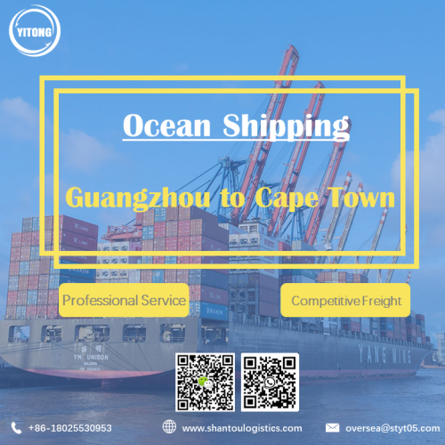 Havsfrakt från Guangzhou till Kapstaden