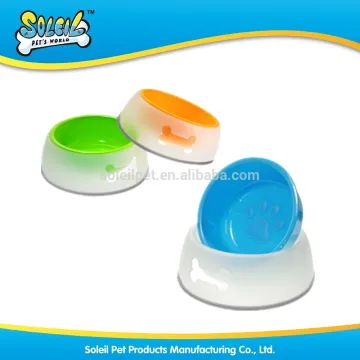 New Design Non-Skid Double Layer Plastic Dog Bowl Pet Bowl