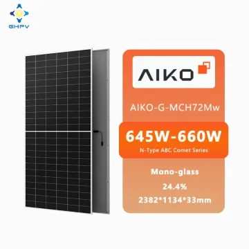 Aiko Solar Panels: High-Quality Commercial Solutions with AIKO-G-MCH72MW Models