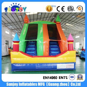 2017 Popular inflatable jumping castle, playing castle inflatable bouncer, inflatable combo inflatable toy