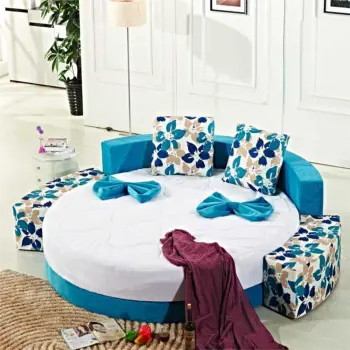 new foam latex king size round mattress