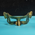 ماسک Cosplay نیمه صورت طلایی Sanxingdui