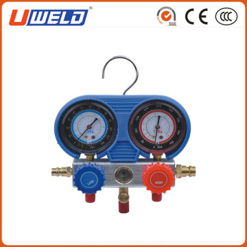 R134a Colector de refrigerante Manifold Set Cuerpo de válvula de aluminio