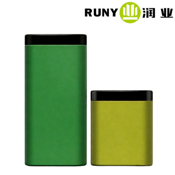 Прочная квадратная металлическая банка для чая