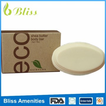 N85 Mini box packaging size square hotel soap wholesale with your logo