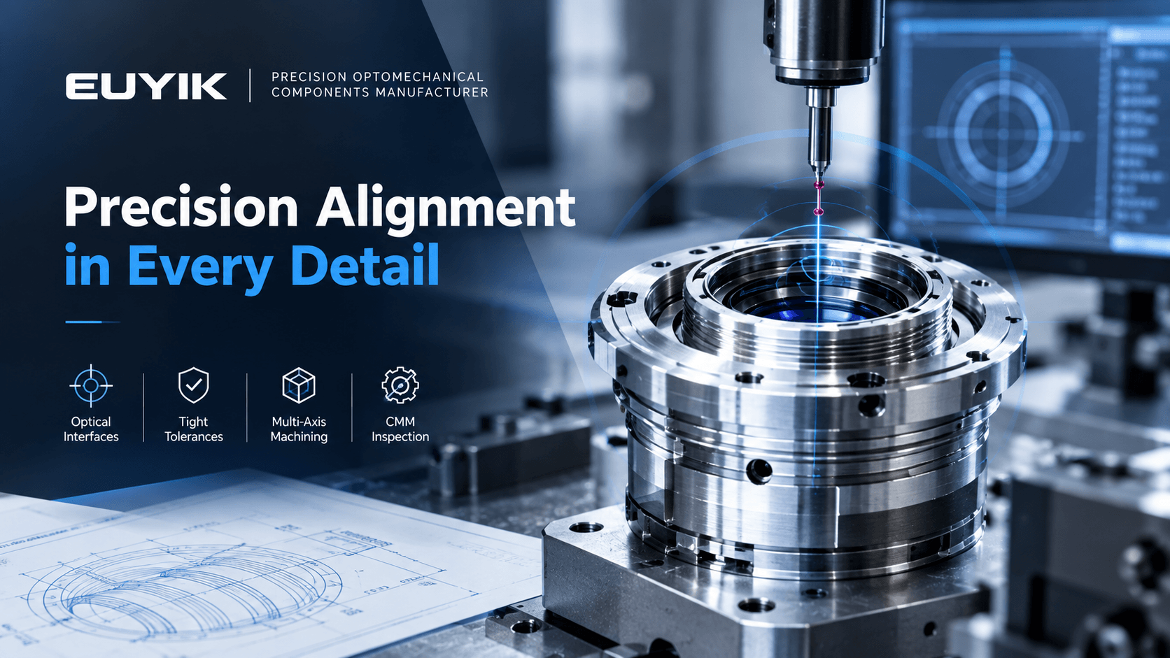 precision optomechanical components alignment