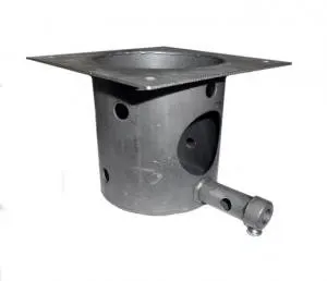 Heavy Duty Steel Fire Pot Burner Box Wood Pellet BBQ Grill Replacement for Traeger and LG Grill