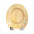 Inodoro natural de madera sólida asiento de asiento de baño de asiento