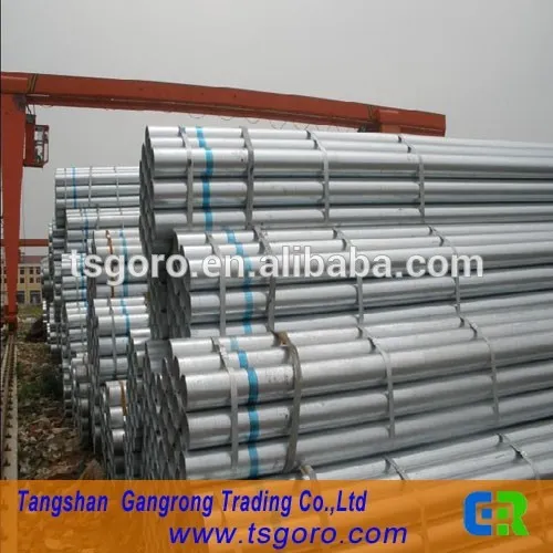 low carbon galvanized steel pipe price