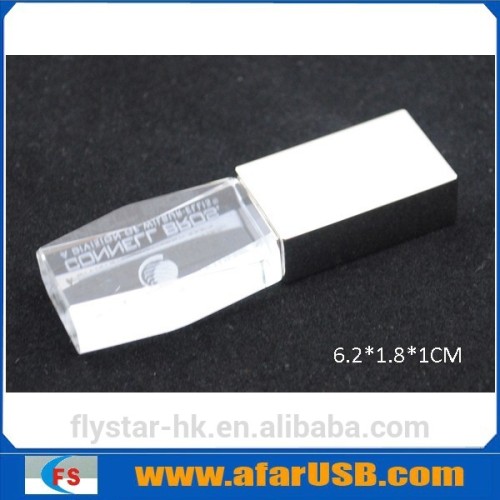 Hot sell Crystal USB 8GB accept paypal Crystal usb flash drive