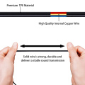 Earphone dengan kabel tipe-C untuk sport dengan mikrofon