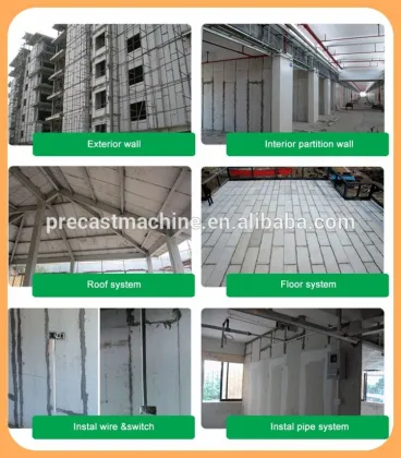 Construction machines cement slab equipment for modular homes