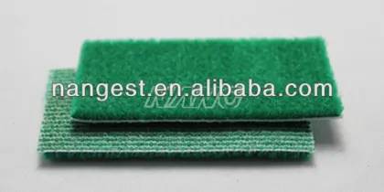 Nylon Adhesive Backed Green Velvet PVC Roller Covering