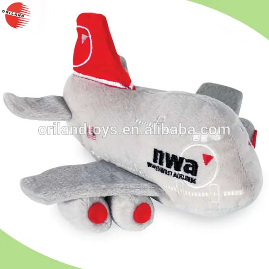 Shanghai plush toy factory making any style plush plane