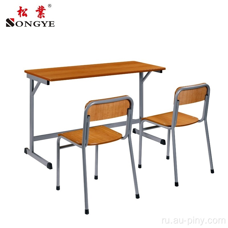 Детские столы Двойные сиденья школьной мебельной школы