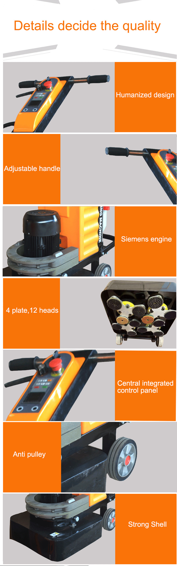 Floor Grinding Machine Of Cheap Price