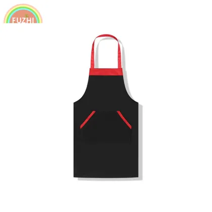 Custom logo cafe maid jean apron