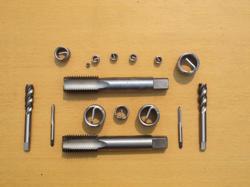 ST8*1 Straight Groove Fine Thread Insert Tap Hand Taps Die for Thread Cutting HSS Steel Metric Standard