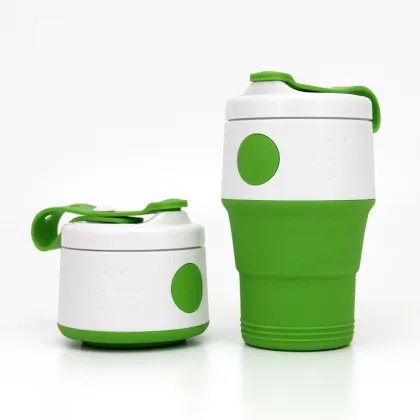 395ML Foldable Silicone Coffee Cup Portable Travel Mug