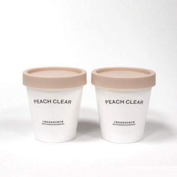 Custom 200 ml Luxury Travel Pp Plastic Beauty Face Cream Cream Cosmetic Emballage Pot d'emballage