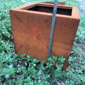 Metal Corten Window Box Planter