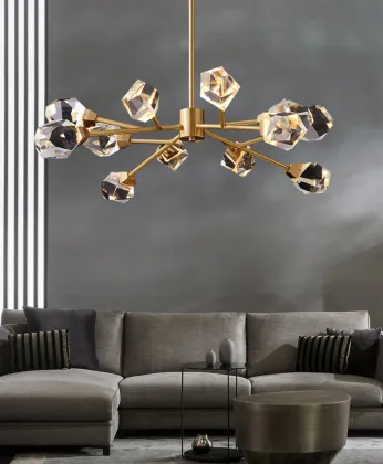 LEDER Crystal Tiffany Pendant Lights